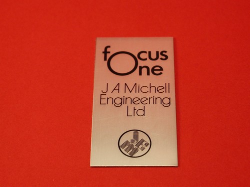 Michell focus one badge - j.a.,