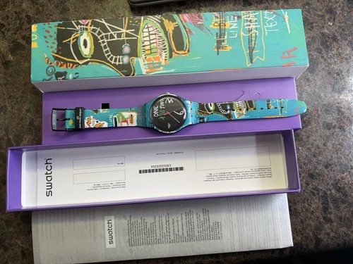 Swatch jean michel - x, basquiat
